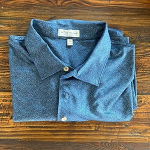 PETER MILLAR XL mens blue polo